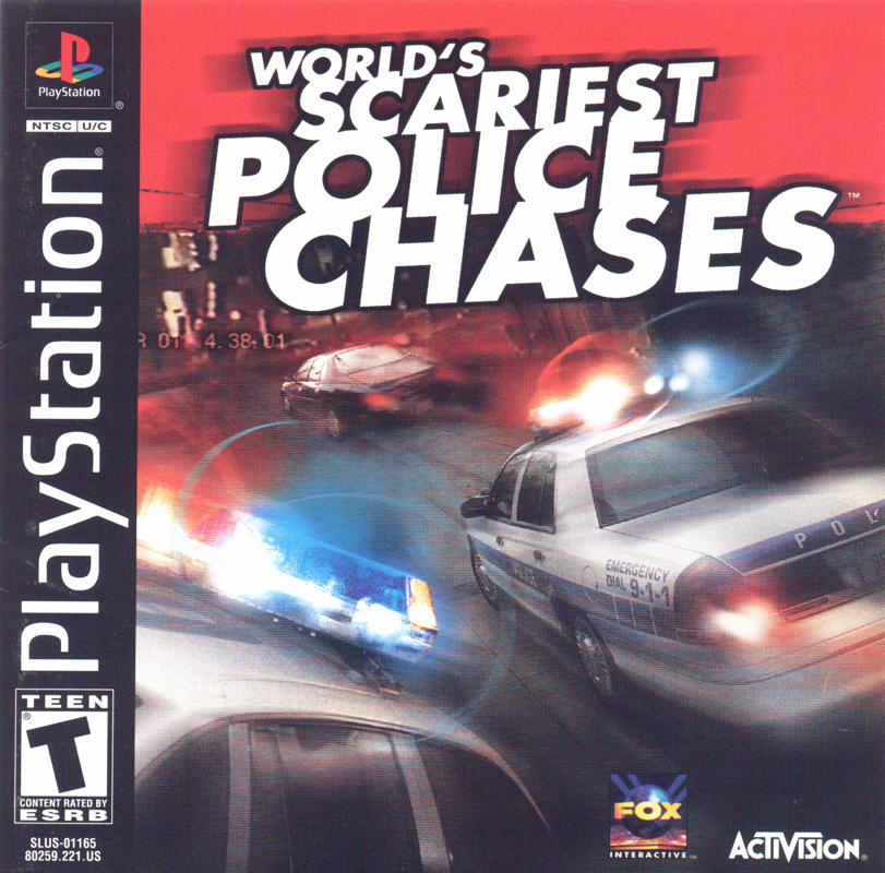 Worlds Scariest Police Chases box art for Playstation